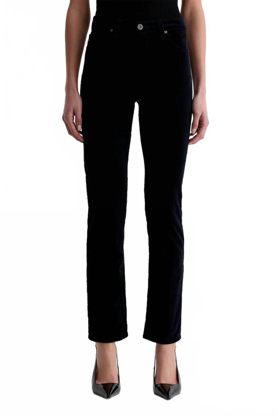 NEW AG JEANS mari straight leg jeans in black